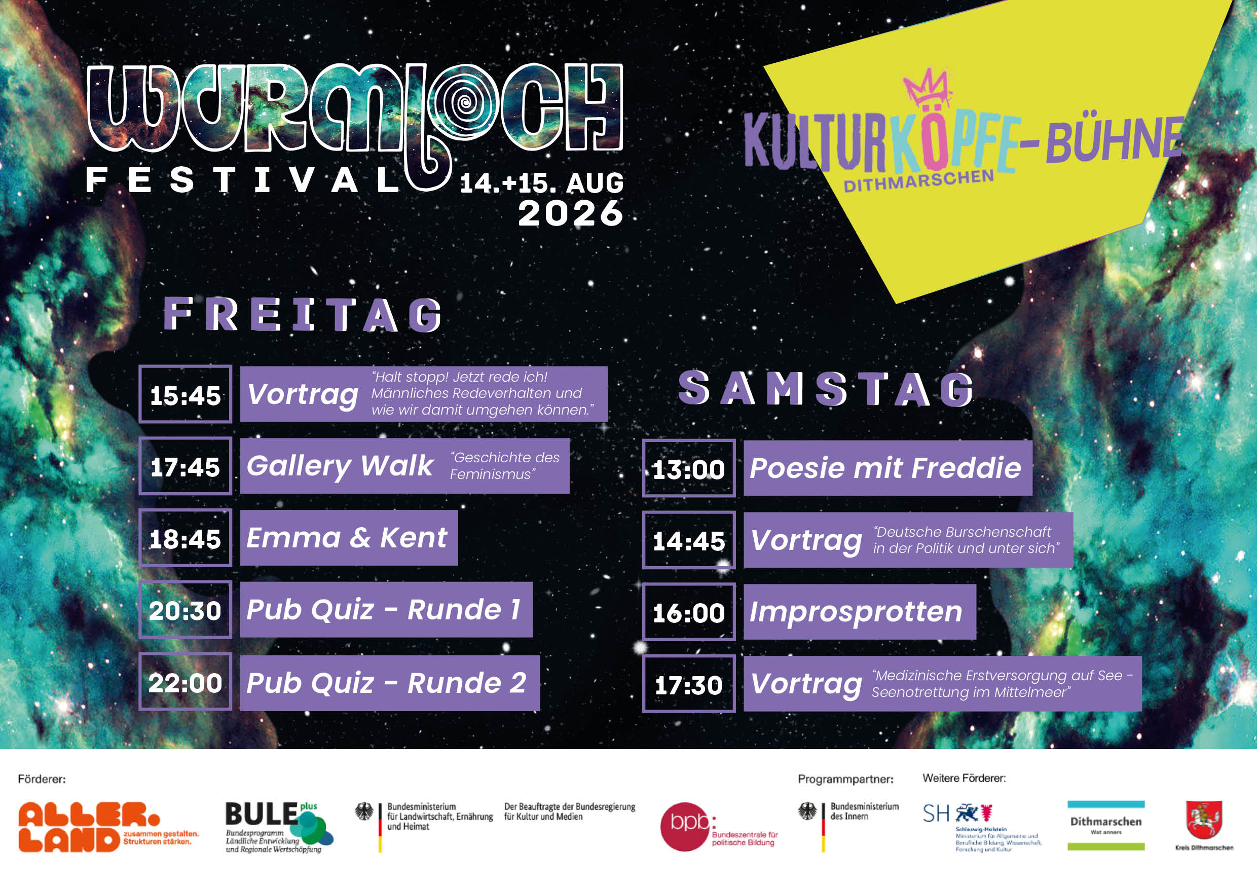 Kulturköpfe Bühne
